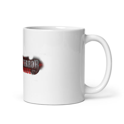 White glossy mug