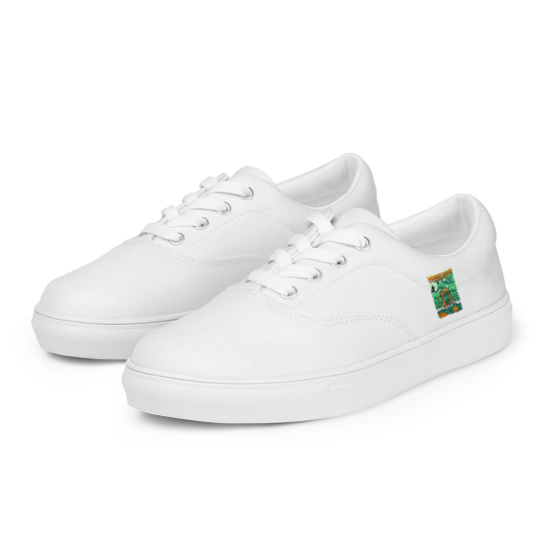 Women’s lace-up canvas shoes