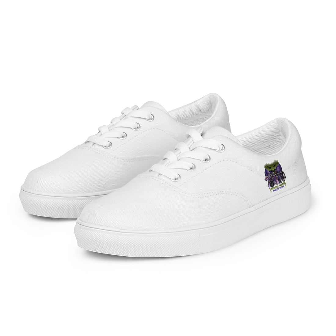 Women’s lace-up canvas shoes